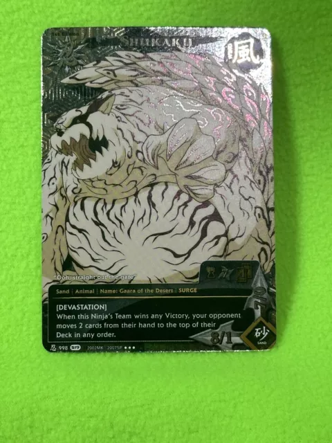 Naruto TCG CCG Shukaku [Devastation] Super Rare Near Mint English Path of Pain