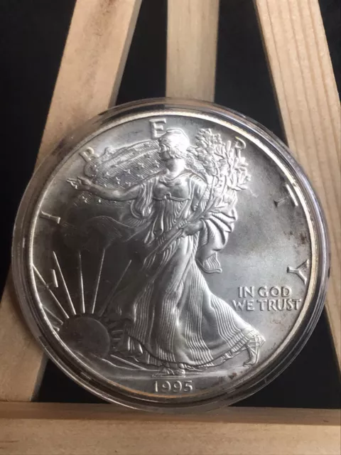 1995 1 oz Silver American Eagle (Brilliant Uncirculated)