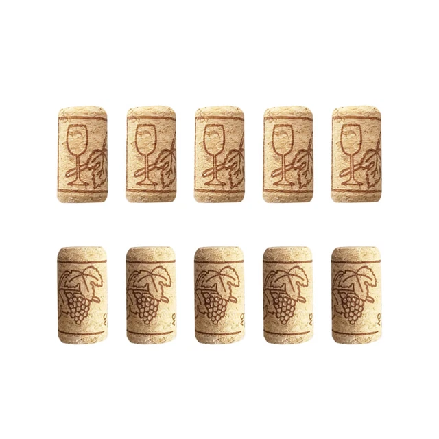 60 PIEZAS Tapón de botella de corcho de vino en blanco corchos de vino artesanía tapón de botella de vino
