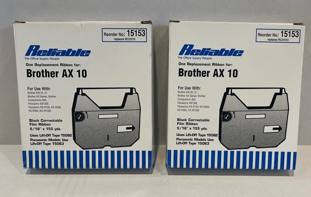 Brother Typewriter Ribbons – Compatible With AX22, AX-22, AX 22 – 1030 / BRT1030