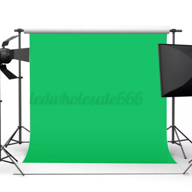 3x3M Chromakey Green Screen Musselin Fotografie Fotostudio Hintergründe Grün