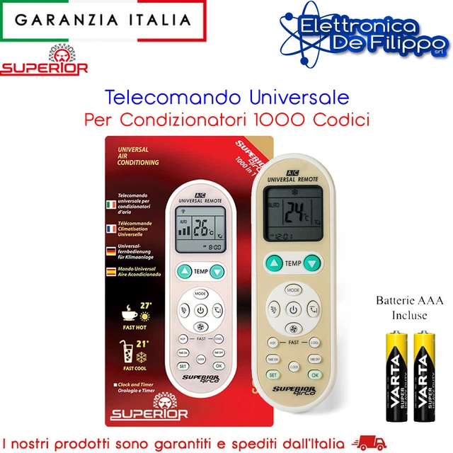 Telecomando Universale Per Climatizzatori - Compatibile Con LG, Daikin, Hitachi E Altri - Foto 8