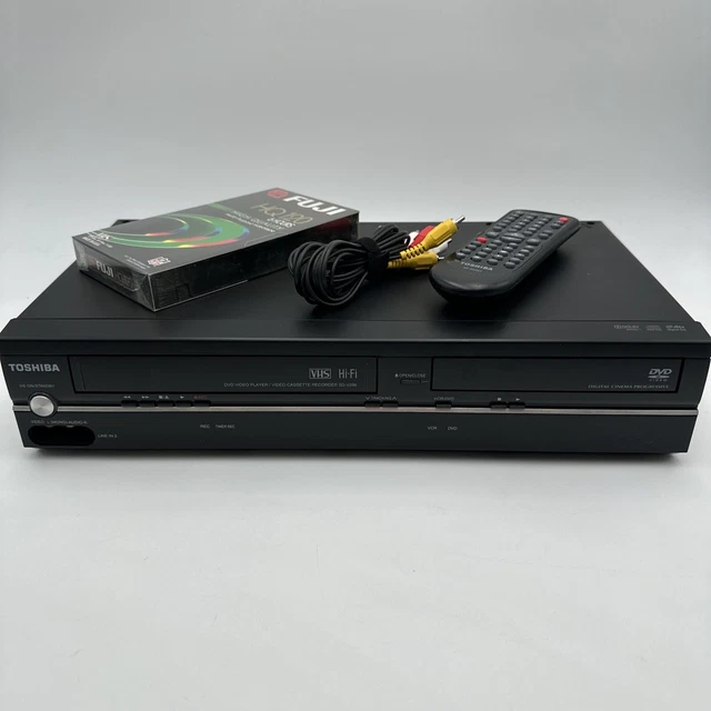 TOSHIBA SDV296KTU DVD/VCR Combo VHS Cassette Player Recorder W