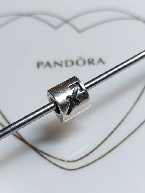 Genuine Pandora Silver ♐️ Shiny Sagittarius ♐️ Zodiac Sign Charm 925 ALE