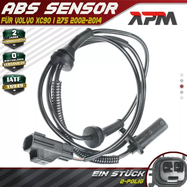 1x ABS Sensor Vorderachse Rechts für Volvo XC90 I 275 2002-2014 ALS562 V95720059