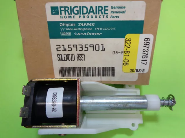 Frigidaire Ice Dispenser Solenoid Assembly 215935901, 10551, D906404-31, New