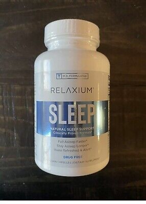 60 cápsulas de sueño relaxium-Nuevo Y Sellado Vencimiento 2/2024