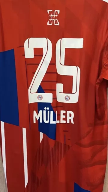 FC Bayern Munich special jersey 10 years champion limited size S #25 Müller new