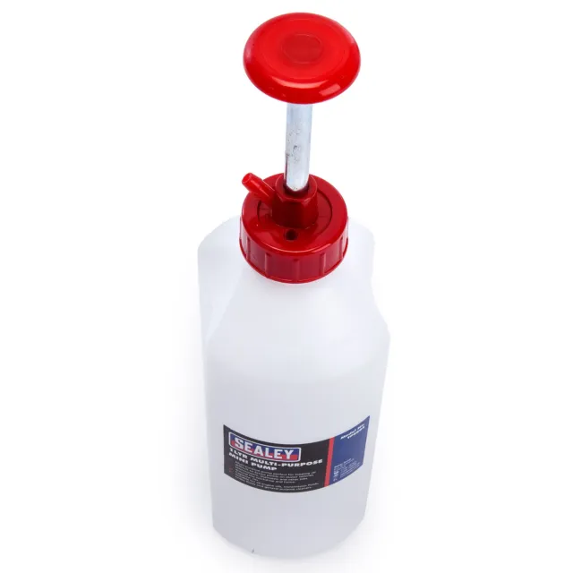 Sealey Multi-Purpose Mini Hand Pump Brake Engine Gearbox Fluid Oil Cleaning 1L 3
