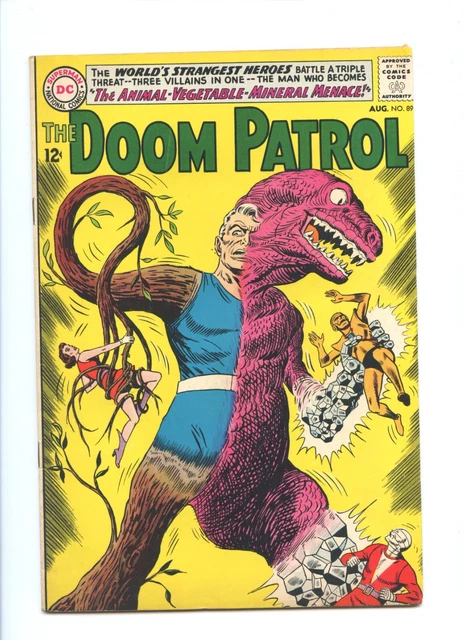 Doom Patrol #89 1964 (FN+ 6.5)(1st app of Animal-Vegetable-Mineral Man)~