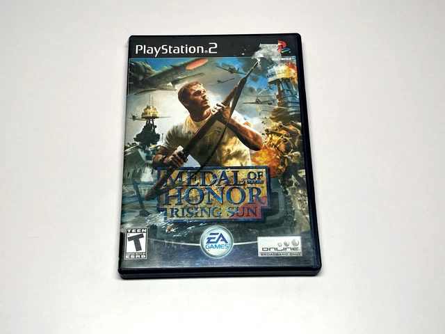 MEDAL OF HONOR Rising Sun PS2 CIB complet testé et fonctionnel EUR 14 ...