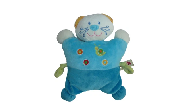 Nicotoy Peluche chat roux 25 cm