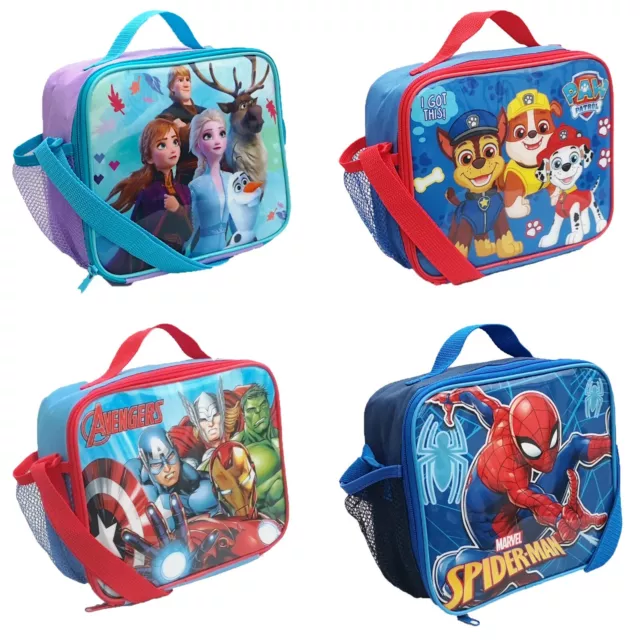 Kids Insulated Lunch Pack Box Bag Childrens Boys Girls School Food Picnic Box