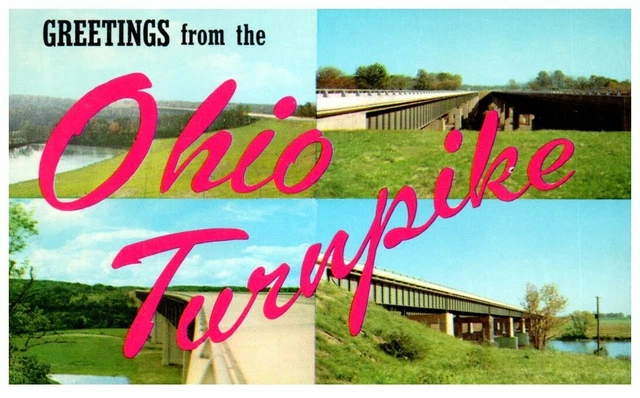 Largest Bridges On Ohio Turnpike.vtg Unused Postcard*A6