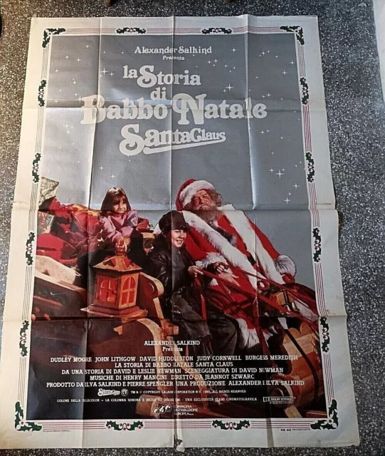 Manifesto originale 4F - LA STORIA DI BABBO NATALE - SANTA CLAUS Poster Affiche