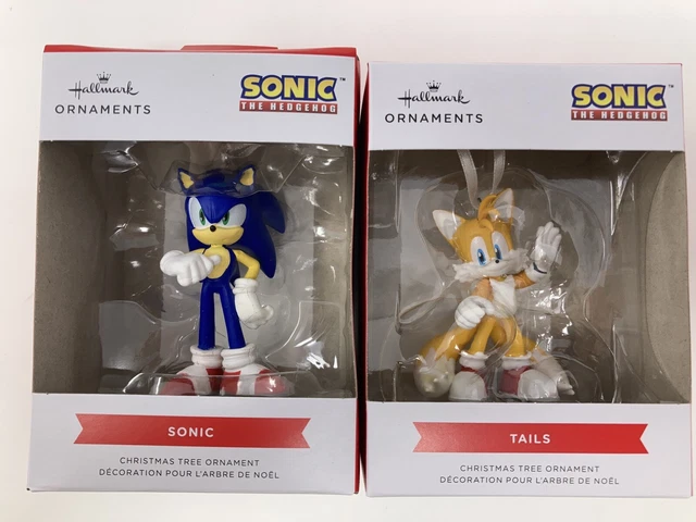 Hallmark Ornamento Natale Sonic The Hedgehog - Tails (Miles Prower) In Resina - Decorazione Albero Da Collezione
