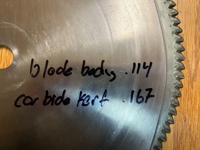 American 16" 120 tooth 1" bore TCG Industrial Crosscut Saw Blade 2