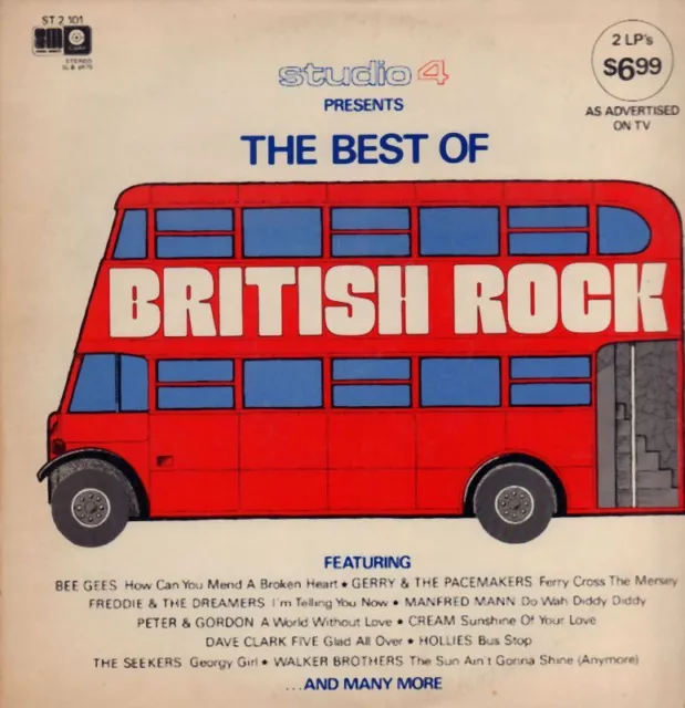 Various Rock(2x12" Vinyl LP)The Best Of British Rock-Capitol-SLB 6970-C-Ex-/Ex