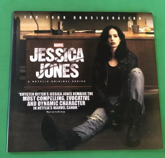 Rare 2018 Jessica Jones Emmy Fyc Dvd Netflix Krysten Ritter Marvel Promo Oop