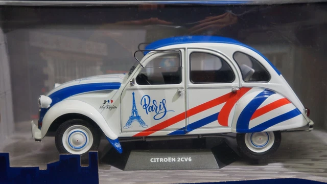 Miniature Solido neuve Die cast 1/18 citroen 2cv 6 ,805018