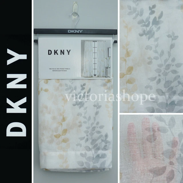 dkny watercolor petunia curtains