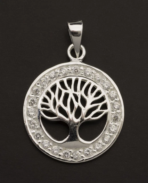 Pendentif Arbre De Vie En Argent 925 - 3,8 G - 3,3 Cm - Référence W10 9993 - Neuf Avec étiquettes