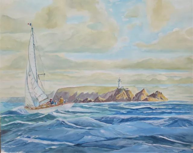 Marine tableau gouache