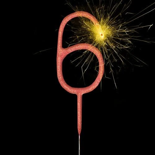 Brillo sin mano oro rosa número 6 17 cm