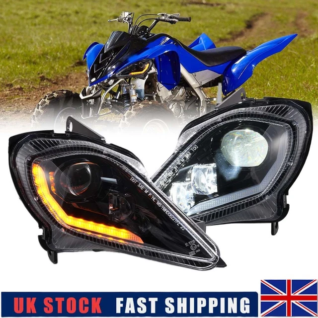 For Yamaha YFZ 450 Raptor 350 700 700R LED Headlights DRL Turn Signal