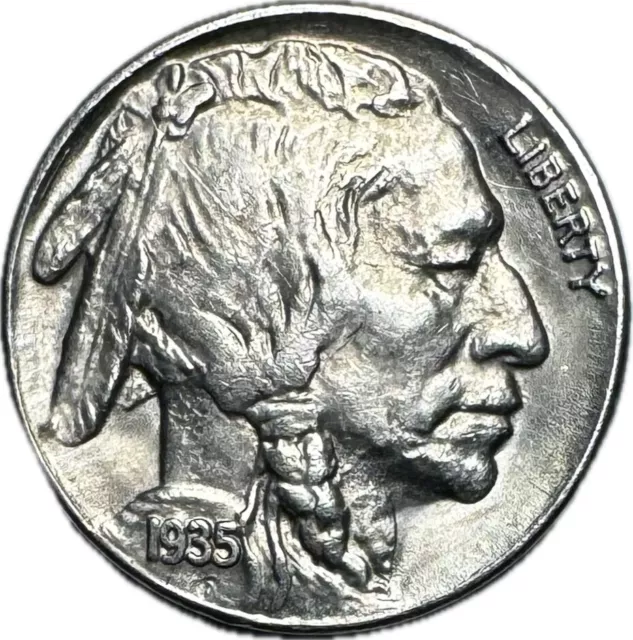 1935 S Buffalo Nickel Gem Bu++!! Wow!$** Great Piece!!$$** Nr #41016