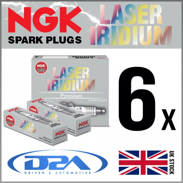 6x NGK SILZKBR8D8S (97506) Laser Iridium Spark Plug *Wholesale Price SALE*NEW