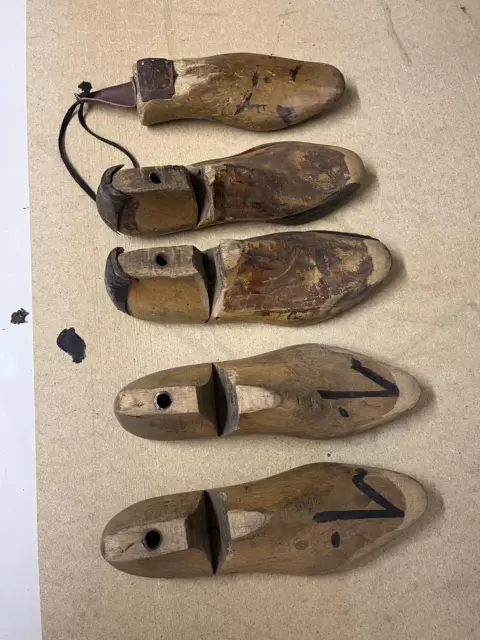 Schuhleisten Holz sehr alt Schuster Schuhmacher Deko Vintage Retro Handwerk