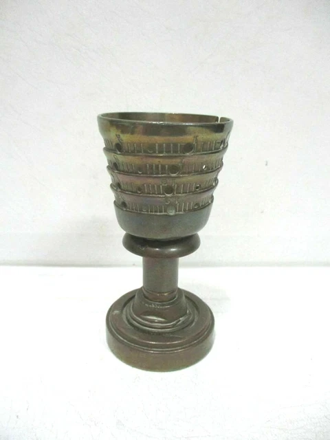 Petit Coffret à Bijoux Ancien En Laiton, Artisanat De Tranchée - Art Populaire Français, Occasion