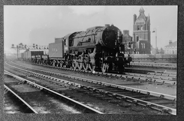 USATC  S160 2-8-0 HEAVY GOODS LOCO No 2213, PASSING CARDIFF GENERAL CIRCA 1943/4