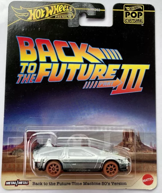 HOT WHEELS 2024 Back to the Future III DELOREAN 🔥Time Machine 50's