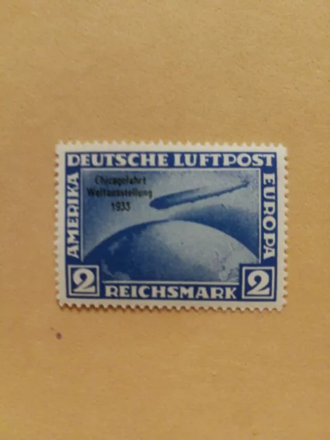 Briefmarken Flugpostmarken Chicagofahrt Weltausstellung 1933 DR REPRODUKTION