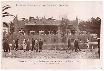 paris , exposition coloniale internationale de paris 1931, palais de l'a.o.f