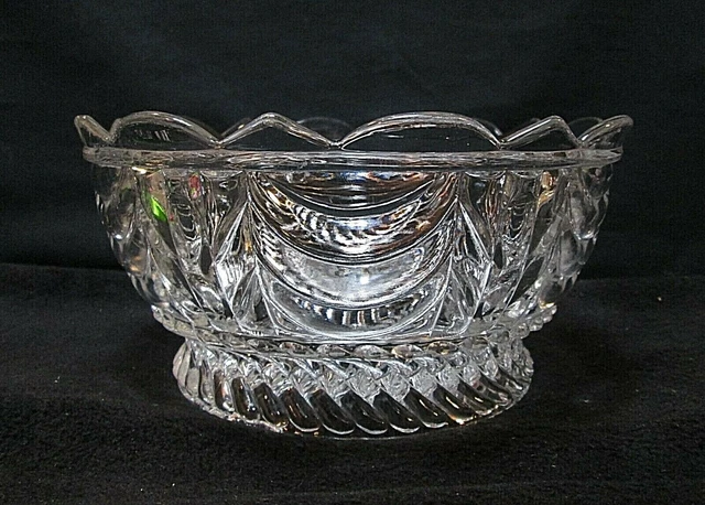 EAPG SULTAN AKA: Curtain Bowl 7 5/8" Bryce Bros. C. 1888 VHTF Rare