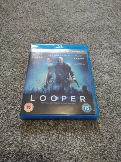 Looper Blu-ray (2013) Bruce Willis, Johnson (DIR) cert 15 FREE Shipping, Save £s