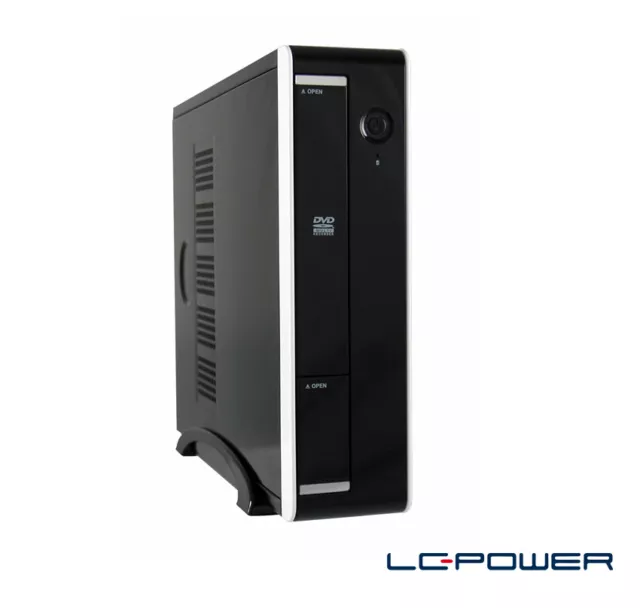 LC-Power - Mini-ITX-Gehäuse LC-1360mi mit 75W-Netzteil (extern) und 2x USB 3.0