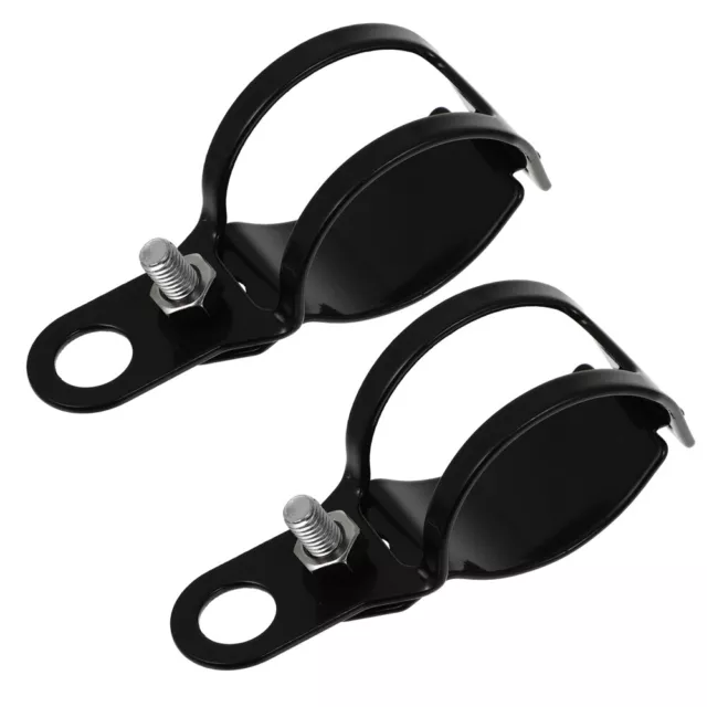 2 Pcs Halterung Eisen Blinkerhalterungen Für Motorräder Motorrad Lampenklemme