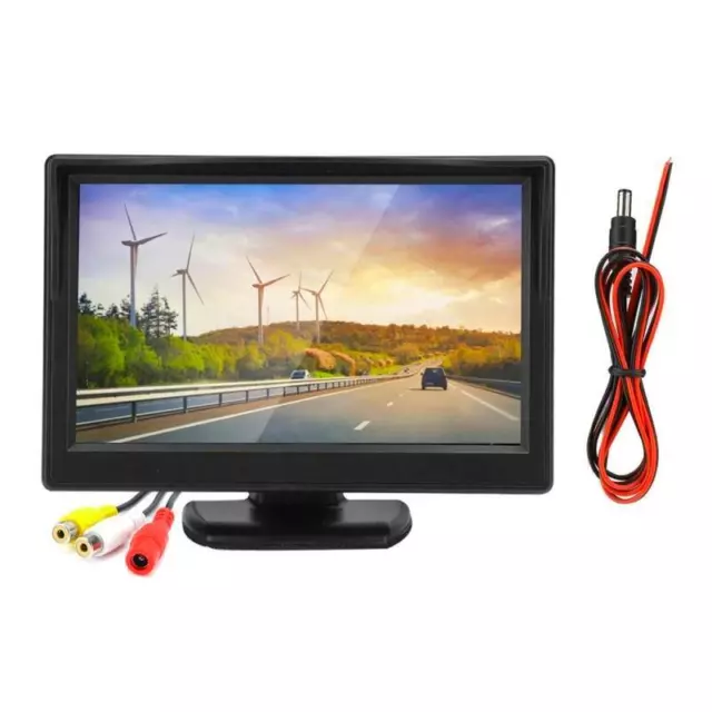 Universal 5 Zoll HD Auto TFT LCD Display Wasserdicht IP65 - Rückfahrkamera