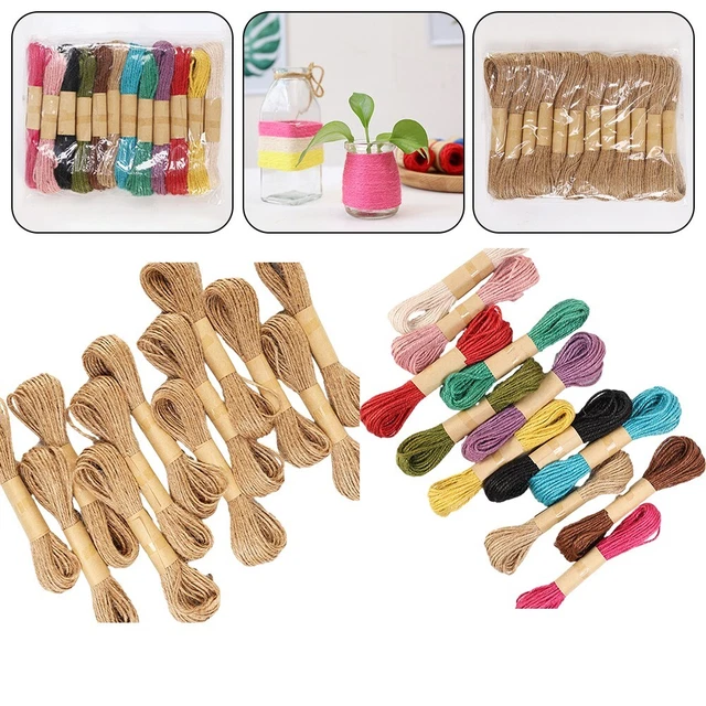 Corde De Jute Naturelle 16mm X 10m - Ficelle Chanvre Pour Bricolage, Déco, Arbre à Chat