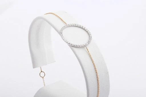 Armband 750 18 Kt Rose Gold Brillanten Diamant Neu #