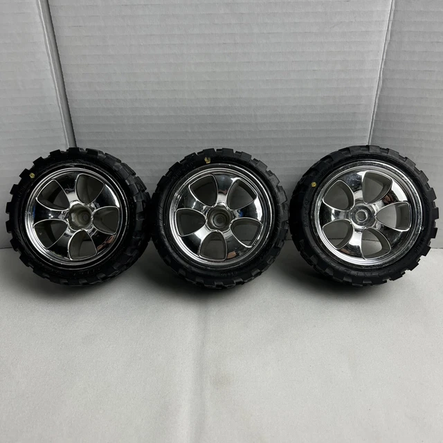 Dirt Hawg Wheels Pro Line Tires Used #1136 2.05 X 4.07 RC Model (3 Tires Only)