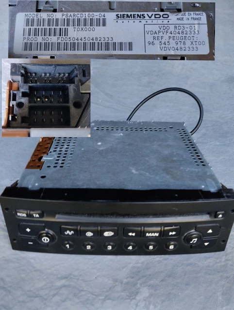 2-DIN Inbouw-Kit Infodapter Fiat Ducato/ Citroën Jumper/ Peugeot