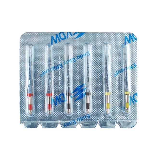 6 PCS 25MM RECIPROC BLUE R25 R40 R50 Dental Endo Root Canal Rotary NiTi Files