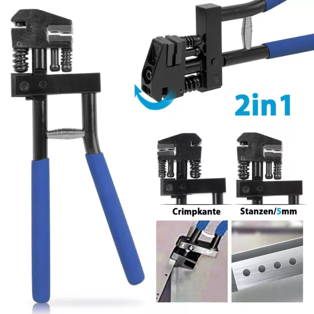 Absetzzange Lochzange Karosseriezange Blechlocher Kfz Blechzange Falzzange 5 mm