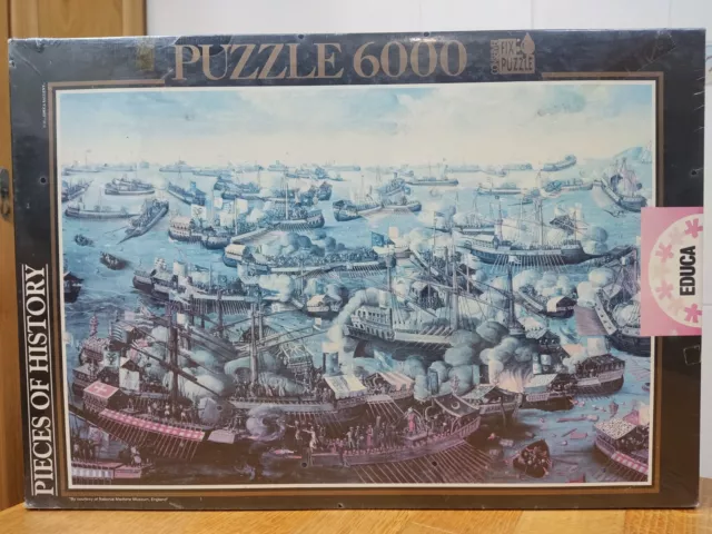 PUZZLE EDUCA 6000 La batalla de Lepanto The battle of Leppanto id item 7136