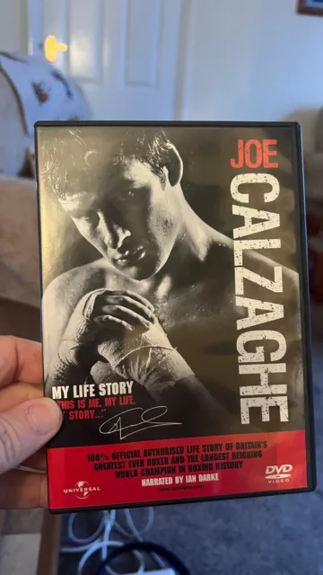 Joe Calzaghe dvd ,used but in good condition